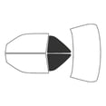 thumbnail image 2 of Rvinyl Window Tint Kit Compatible with Chevrolet Beretta 1990-1996 (Coupe) - Back Precut Kit - 20%, 2 of 8