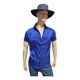 thumbnail image 4 of Camisa De Satin Caballero Grabado Animal Print, 4 of 5