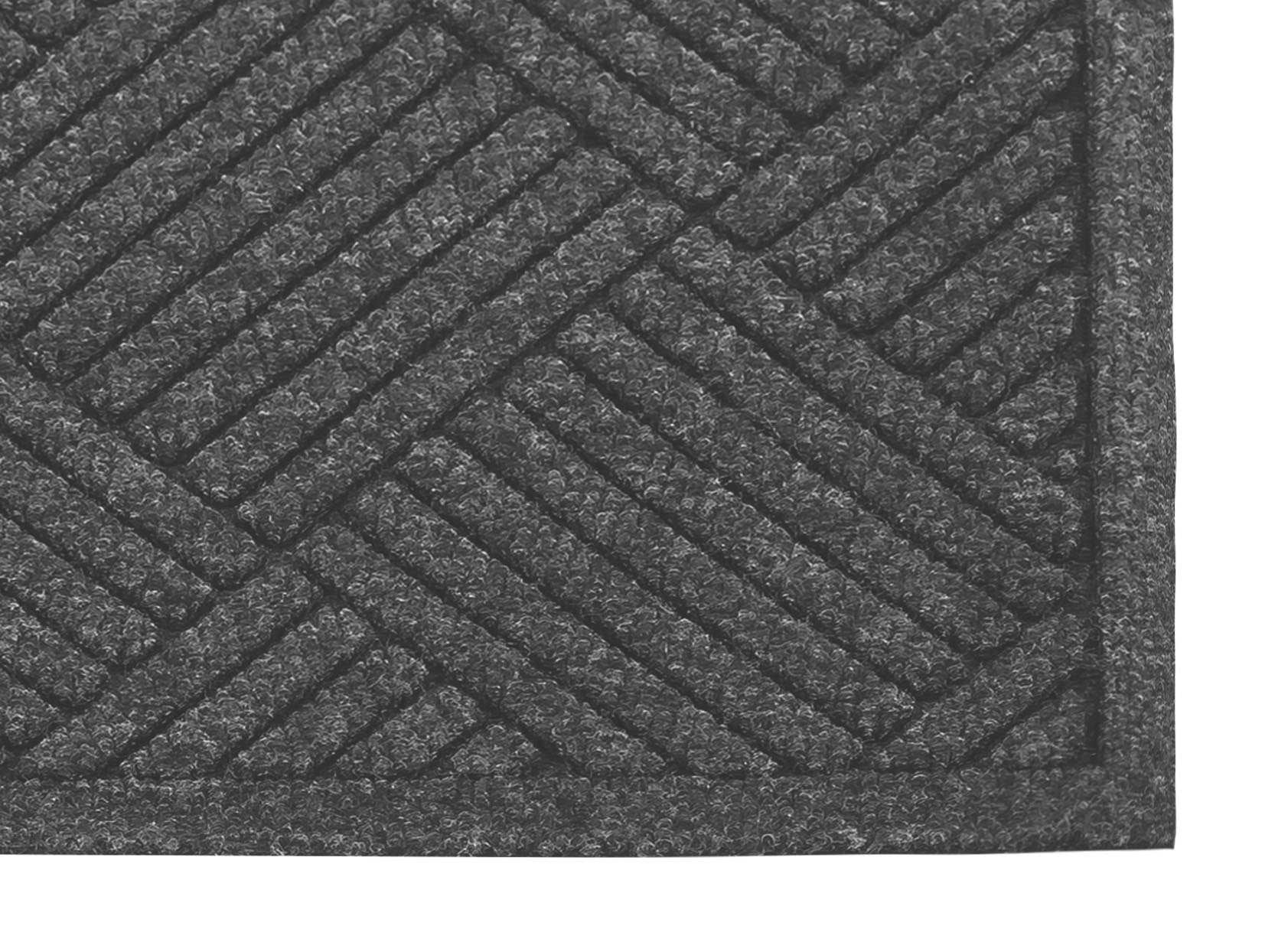 Red Rubber with Nylon Carpet 3x8 Guardian Platinum Series Indoor Wiper Floor Mat 