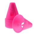 thumbnail image 4 of 10 Piezas de Diseño de Divertidas Patinaje en Línea Conos de Monopatín Taza de Slalom Rosa Rojo Fluorescente Amarillo roja Baoblaze Copa de pila de patinaje de ruedas, 4 of 8