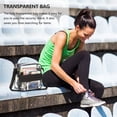 thumbnail image 1 of MesaSe 1 Pcs PVC Transparent Bag Clear Purse Clear Bags Clear Shoulder Bag Stadium Approved Small Handbag, 1 of 7