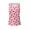 thumbnail image 4 of Lsque Strawberries Printed Workout Tank Tops for Women, Athletic Sports Tank Tops, Compression Sleeveless Dry Fit Shirts,Sleeveless Yoga Shirt-Medium, 4 of 9