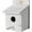 White, variant on Rustic Wooden Bird House for Outside Hanging, Decorative Farmhouse Cottage Birdhouse for Bluebird Finch Cardinal, Outdoor Garden Yard Decor
