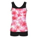 thumbnail image 5 of Conjunto de Bikini de Cintura Alta para Mujeres sin Posicionar Traje Impreso, Tankini Libre con Almohadillas Extraíbles, Traje de Baño de Corte Alto para la Playa de Verano, 5 of 6