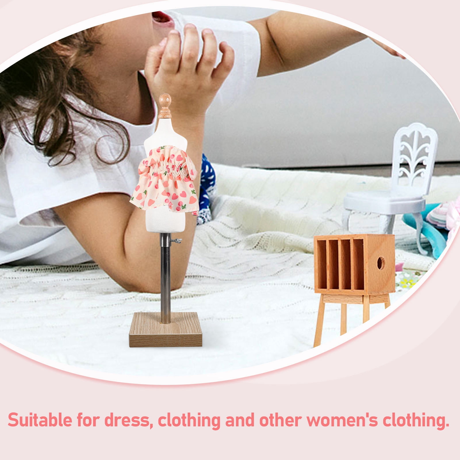 Tineasur Clothing Model Mannequin for Women in Assorted Color with Needle Insertion 1Pcs