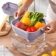 thumbnail image 4 of Cuchillo pelador de melón de acero inoxidable | Mango ergonómico antideslizante | Peladora de verduras y frutas | Cuerpo de aleación | Resistente a la oxidación | Multifuncional para patatas, 4 of 6