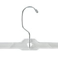thumbnail image 7 of SSWBasics  14 Inch Clear Plastic Skirt Hangers and Pants Hangers with Clips - Pack of 20 Durable Hangers with Clips for Skirts and Pants, 7 of 7