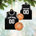 thumbnail image 6 of Personalized Basketball Ornaments, Basketball Christmas Ornament, Custom Basketball Player Ornament, Basketball Ornaments for Christmas Tree, Basketball Team Ornament (B4) (Yellow), 6 of 9