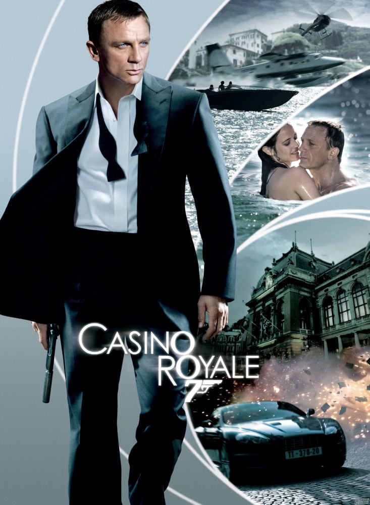 Casino Royale Movie Poster James Bond Metal Sign 8in x 12in Print on Metal Square Adults Wall Art Walmart.com