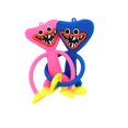 thumbnail image 1 of Poppy muñeca de juguete huggy wuggy juego periférico llavero colgante de silicona, rosa, 10 cm LingWen 8390611029579, 1 of 1