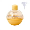 thumbnail image 1 of 1pc Ice Ball Maker 2.4 Inches Big Ice Ball Mold Silicone Cute Bulb-shaped with Funnel, 1 of 1
