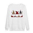 thumbnail image 3 of RKSTN Chandail en Molleton pour Femmes Manches Longues Décontracté Imprimé Saint-Valentin Blouse Hauts Chandail Col Rond Coupe Ample Chandail en Molleton, 3 of 4