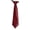 Red, variant on Punk Faux Color Pre Tied Tie Campus School Uniform Adjustable Necktie Neckwear Accessories for Women Men