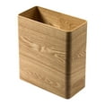 thumbnail image 2 of Cubo de basura de madera, cubo de basura decorativo de estilo rústico, sin tapa, con veta de madera. Madera clara, 2 of 9