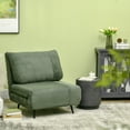 thumbnail image 6 of HOMCOM Lightweight Accent Table with Concrete Finish, Round Side Table with 4 Adjustable Feet for Indoor, Outdoor, Dark Gray, 6 of 9
