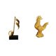 thumbnail image 1 of Escultura De Resina Con Forma De Gallo, Figura Musical Creativa, Centro De Mesa Para Escritorio, Chimenea, Hogar, Hotel, Inauguración De La Casa, Regalo De Cumpleaños, Decoración, 1 of 8