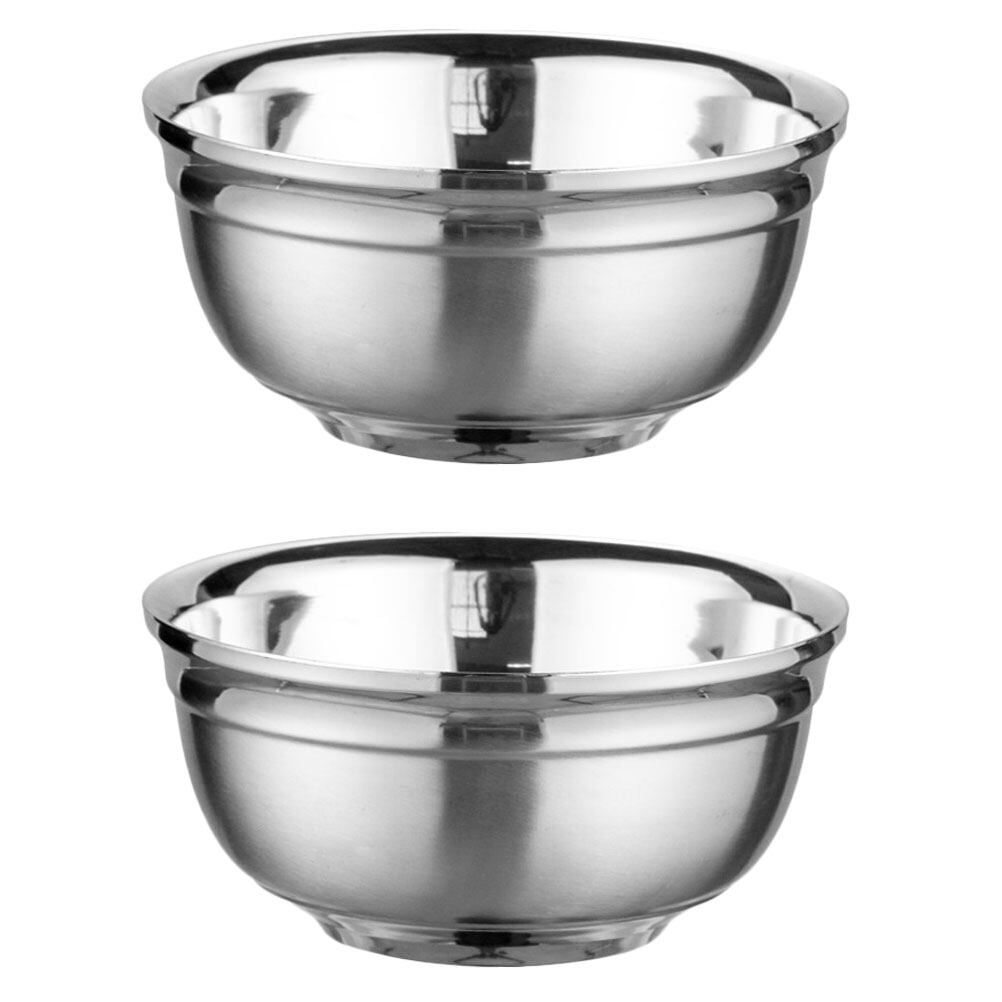 Stainless Steel Double-wall Vacuum Insulated Bowl, 24 oz, Perfect bowls for  serving ice cream or hot soup (1 Pack, Stainless Steel)