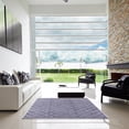 thumbnail image 6 of Ahgly Company Indoor Rectangle Mid-Century Modern Slate Blue Grey Oriental Area Rugs, 5' x 8', 6 of 6