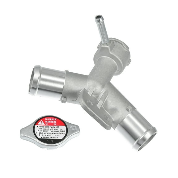 No.1650221080/1640136020 Aluminum Engine Radiator Filler Neck w/ Cap for Toyota Yaris 2007-2018