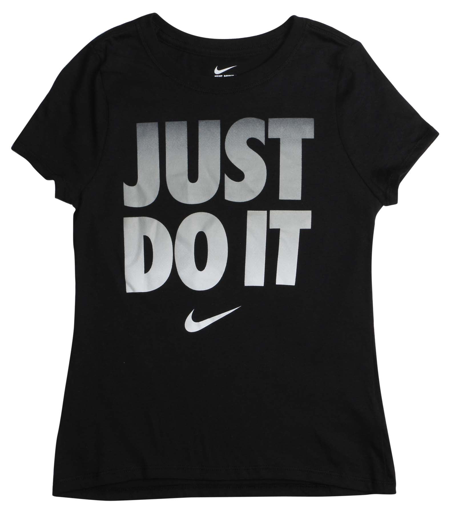 Nike - Nike Big Girls' (7-16) Just Do It Graphic T-Shirt-Black ...
