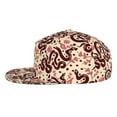 thumbnail image 3 of Daiia Snake print Flat Bill Hats Flat Brim Trucker Cap Baseball Cap Adjustable Classic Low Profile Hat Unconstructed Plain Cap, 3 of 9