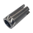 thumbnail image 1 of Maoww Fishing Rod Gimbal Metal Pole Cap DIY Rod for Holder Red Repair Rod Building Rod Black Length 5.5cm, 1 of 6