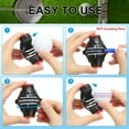 thumbnail image 5 of Uxcell Golf Ball Marker Stencil 360 Triple Line Alignment Marking Tool Black/Blue, 5 of 7