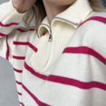 thumbnail image 2 of Sweet Comfortable Long-Sleeved Striped Soft Women Fashion Loose Sweater Tops, 2 of 8