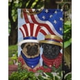 thumbnail image 3 of Pug USA Garden Flag, 3 of 3