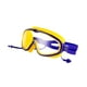 thumbnail image 2 of Gafas de natación para niños, protección ocular, gafas de piscina, buceo, natación, gafas de natación amarillo morado, 2 of 9