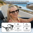 thumbnail image 4 of GJX Bluetooth Glasses for Women and Men,Smart Glasses,Semi-Open Sun Glasses,AI Glasses with Audio Calling and Voice Assistant,AI Translation for Hiking,Driving,Cycling,Black, 4 of 7