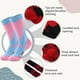 thumbnail image 3 of Calcetines de esquí para niños, paquete de 2 pares de calcetines de snowboard para niños y niñas pequeños, diseño por encima de la pantorrilla con puño antideslizante, 3 of 7