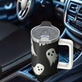 thumbnail image 5 of 40oz Halloween Tumbler with Handle, Pumpkin Moon | Print | Halloween Gifts for Women & Men | with Lids and Straws | Stainless Steel Insulated | Travel Mug, 5 of 5