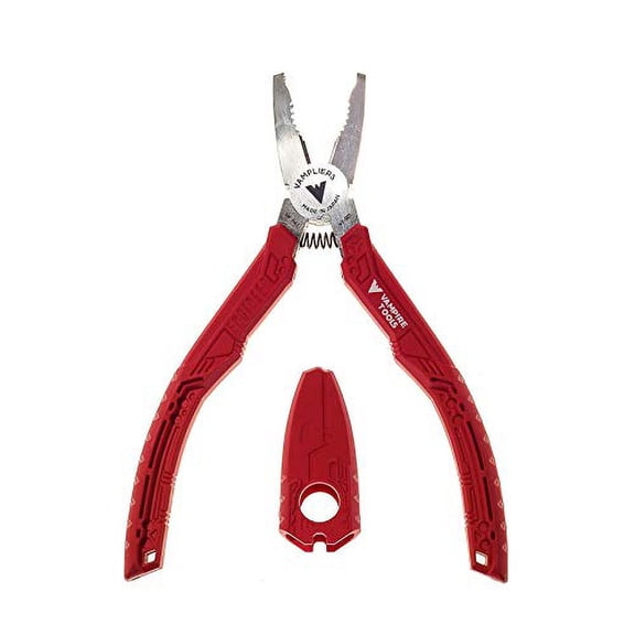 VAMPLIERS 2-PC Specialty Screw Extraction Pliers Set: Includes JAWZ 7.5" Vise-Grip Locking Pliers   6.25" Multipurpose Pliers with Wire Cutter and Vampliers Tool Pouch: VT-001-S2LP