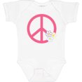 thumbnail image 3 of Inktastic Peace Sign Cute Daisy Flowers Girls Baby Bodysuit, 3 of 5