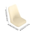 thumbnail image 3 of Oefntac Stretch Chair Cover Soft Thick Pet Friendly Washable Dining Chair Slipcover Protector Kitchen Living Room, 3 of 6