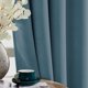 thumbnail image 5 of Joydeco Cortinas De Terciopelo Azul Grisáceo De 89.8 In, Juego De 2 Paneles, Cortinas De Oscurecimiento De Habitación Con Aislamiento Térmico Azul Neblina Para Dormitorio, Sala De Estar, Cortinas De L, 5 of 5