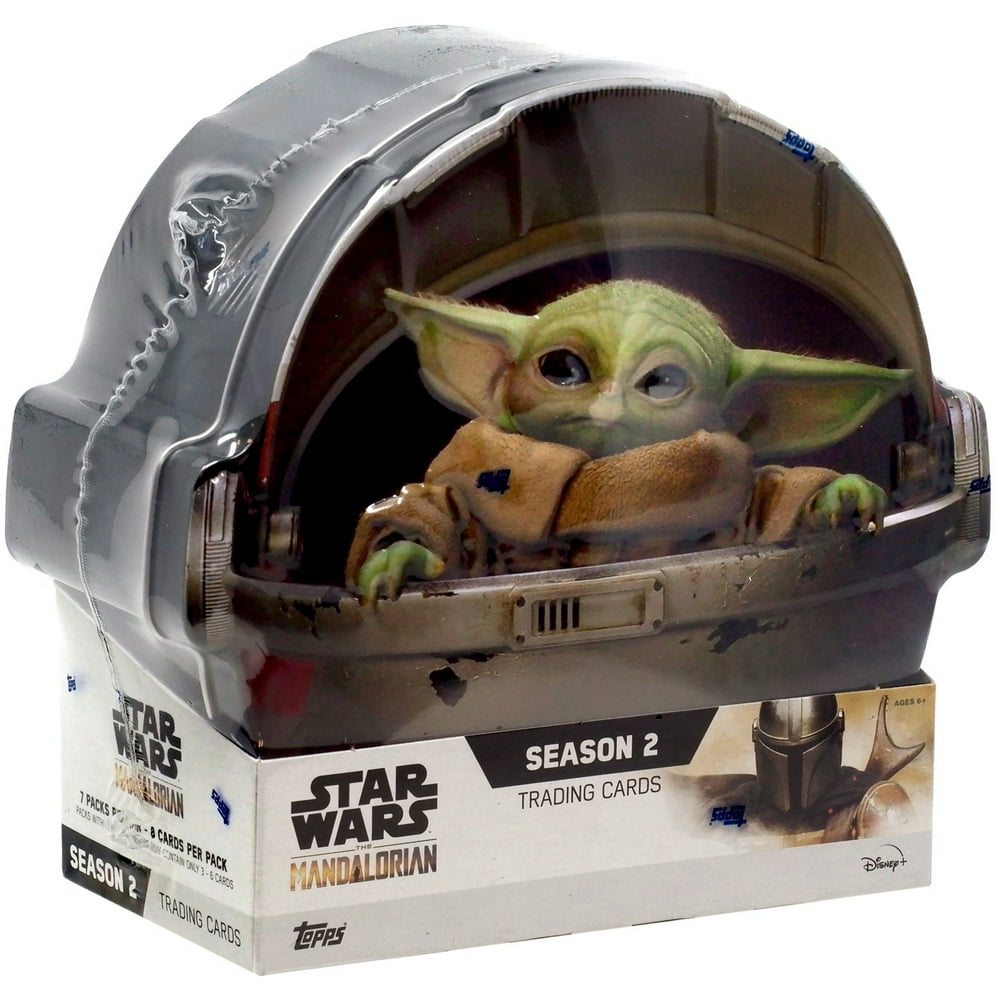 Star Wars The Mandalorian Season 2 Trading Card HOBBY Tin Box (7 Packs) - Walmart.com - Walmart.com