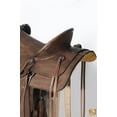 thumbnail image 6 of 16 In Western Horse Saddle American Leather Wade Ranch Roping Dark Brown Hilason, 6 of 7