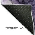 thumbnail image 3 of Addison Rugs Mayfield Washable Transitional Organic Purple Rectangle Rug, 5' x 7'6", 3 of 6