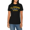 thumbnail image 3 of Oversized U.S. Submarine Veteran Graphic Design Deluxe Jersey T-Shirt - Black XL, 3 of 4