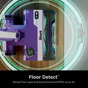 Shark POWERDETECT Corded Stick Vacuum, Carpet and Hardfloors, Pet Friendly, with DuoClean Detect Technology, Self-Cleaning Brushroll, HZ4002 Purple