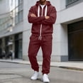 thumbnail image 4 of Aofany Men's 2 Piece Tracksuits Sets Jogging Sweatsuits Full Zip Hoodie & Sweatpants Warm Up Track Suits, 4 of 7