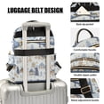 thumbnail image 3 of FORMRS Mini Backpack Purse for Women Travel Daypack Casual Shoulder Bag, Light Blue Mountain, 3 of 7