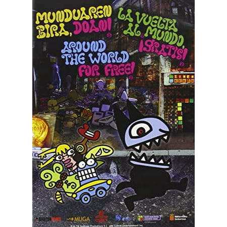 Around the World for Free ( Munduaren bira &Acirc;&iexcl;doan! - La vuelta al mundo &Acirc;&iexcl;gratis! ) [ NON-USA FORMAT PAL Reg.0 Import - Spain ]