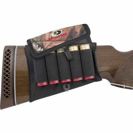 Snell Holder - Mossy Oak Buttstock Shot Shell Holder with Cover