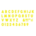 thumbnail image 1 of Trend Enterprises T-79414 Yellow Ready Letters 7In Uppercase- Billboard Font, 1 of 3