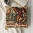 thumbnail image 3 of Vintage Farmhouse Animal Pillow Covers  Retro Farmer's Market Truck Rooster Sheep Feed Seed Premium Poultry Farm Home Décor Throw Pillow Case Cushion Cover for Sofa, 3 of 5
