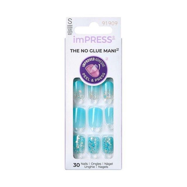 KISS ImPRESS Press-On - Fake Nails, Short
