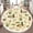 Color 4, variant on Washable Non Slip 4ft Round Rug, Colorful Abstract Geometric Bold Shapes Vibrant Colors Circle Area Rugs with Tassels Carpet for Nursery Bedroom Living Room Playroom Tent rug Tent Castle